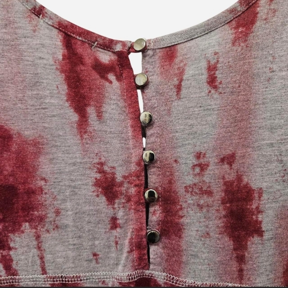 Maurices Tie Dye "Land of the Free" Tank Top Women's Size Large - Picture 6 of 8